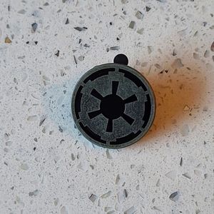 Official Disney Star Wars Galactic Empire Distressed Metal Logo Pin